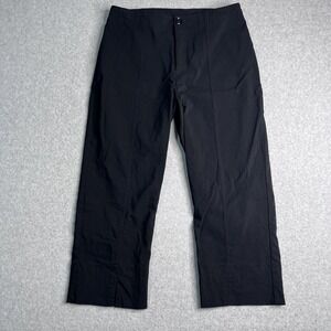 Cheryl Nash Windridge Capri Pants Women's 8 Cropped Stretch Black